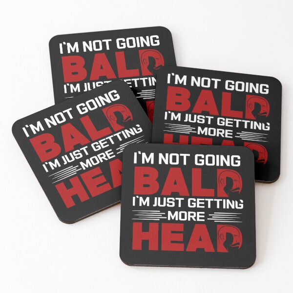 Item preview, I’m Not Going Bald I’m Just Getting More Head - bald pride designed and sold by VibeTwist.