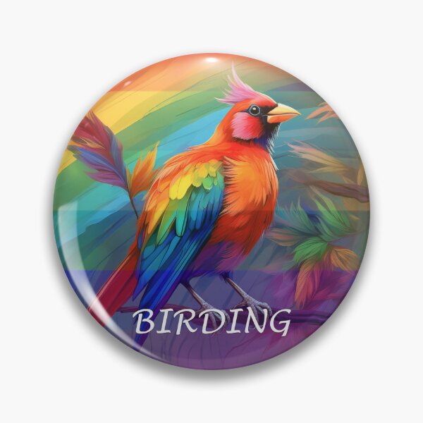 Item preview, Birding Art - Gay Pride designed and sold by PrideFeliz.