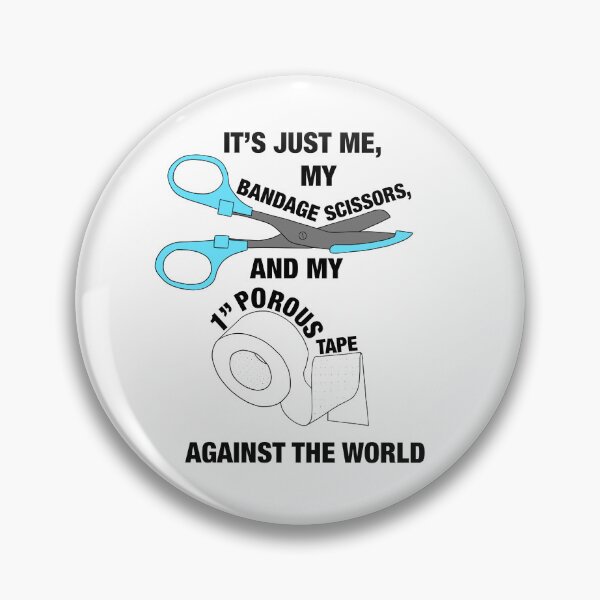 Item preview, Bandage Scissors and Porous Tape Against the World designed and sold by SmudgeWorks.