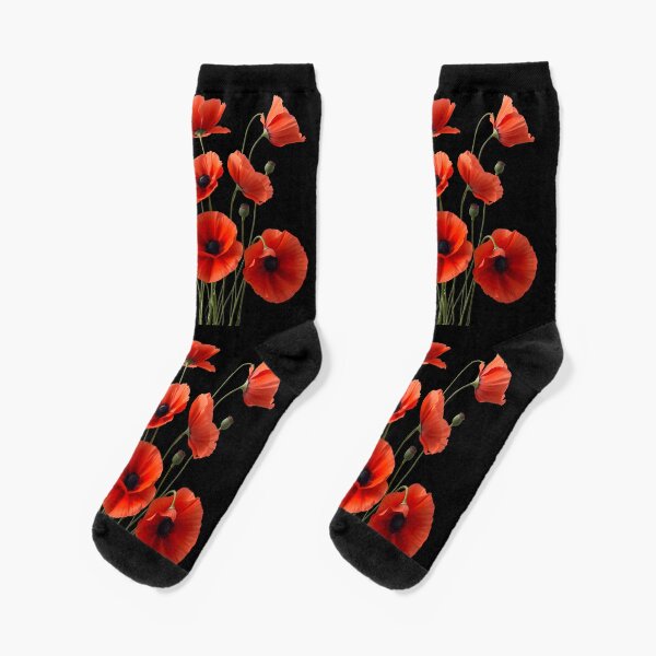Item preview, Red poppies designed and sold by PrintLabStudio.