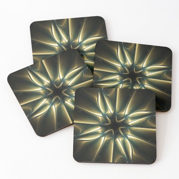 Item preview, Luminous Starburst: The Fractal Radiance of Obsidian's Heart designed and sold by bloorose.