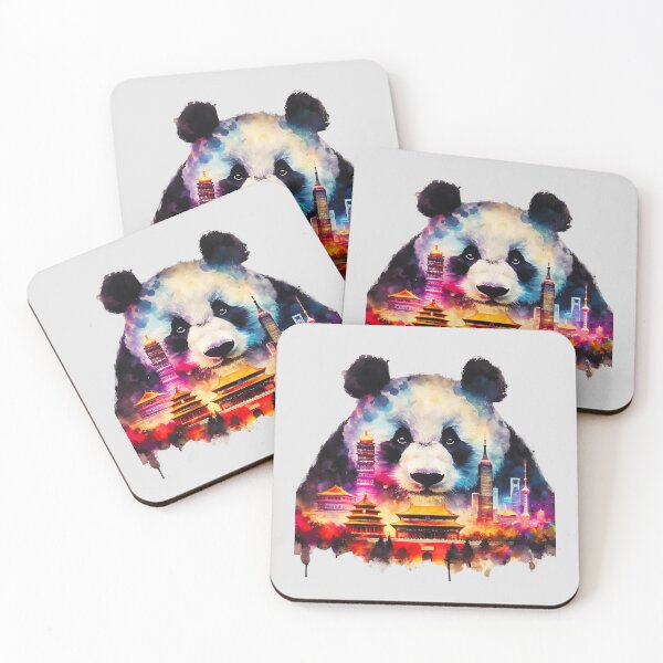 Item preview, Panda & Chinese Architecture – Double Exposure designed and sold by Dino-Lune.