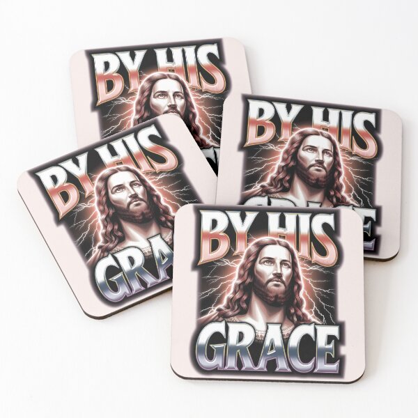 Item preview, By His Grace – Eph. 2:8 Bootleg Jesus Quotes designed and sold by  KnitLuv.