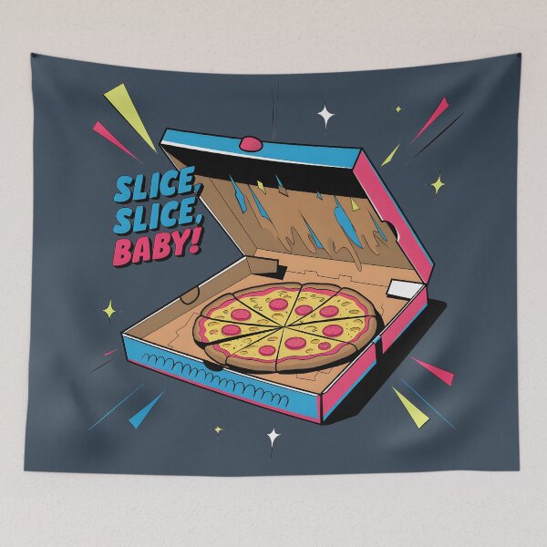 Item preview, Pizza slice slice baby designed and sold by FriendlyLlama.