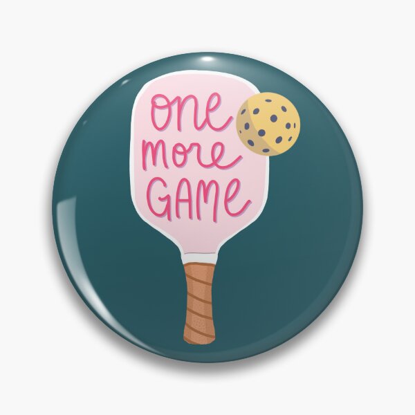 Item preview, One More Game Pickleball paddle and ball designed and sold by leahcreates.