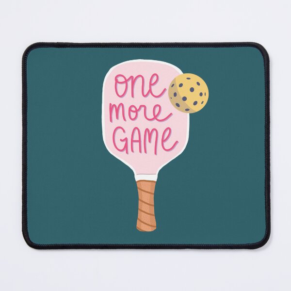Item preview, One More Game Pickleball paddle and ball designed and sold by leahcreates.
