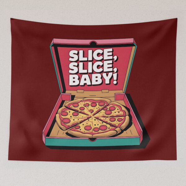 Item preview, Pizza slice slice baby designed and sold by FriendlyLlama.