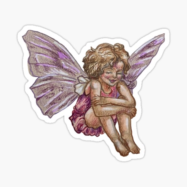 Item preview, Purple Spring Fairy Sitting designed and sold by iamieshop.