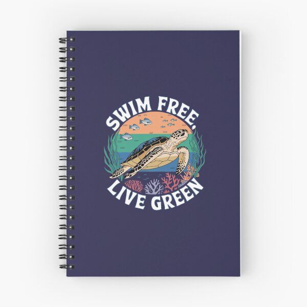 Item preview, Swim Free, Live Green – For a pollution-free ocean! designed and sold by FrenchTouch77.