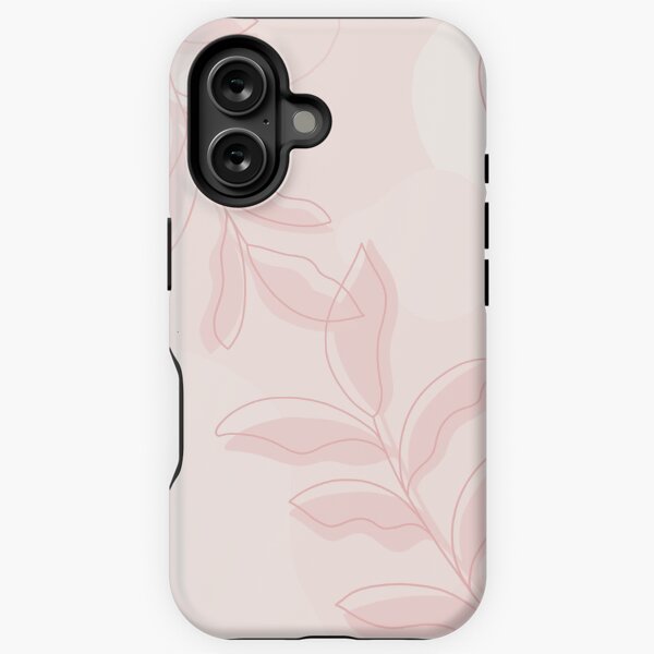 Item preview, Pink Leaves and Abstract Shapes designed and sold by PixelPalmPrints.