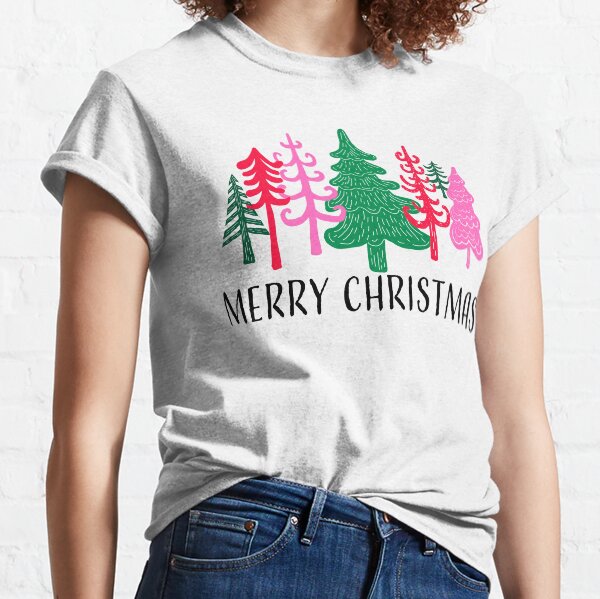 Artikel-Vorschau von Frohe Weihnachten Design mit handgezeichneten abstrakten und bunten Bäumen, designt und verkauft von Jdawnink.