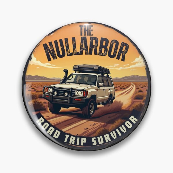 Item preview, The Nullarbor Road Trip Survivor designed and sold by HappyHarmonyArt.