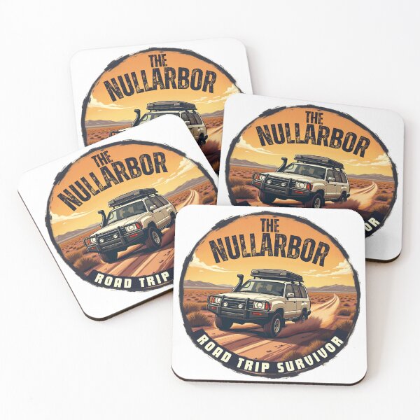 Item preview, The Nullarbor Road Trip Survivor designed and sold by HappyHarmonyArt.