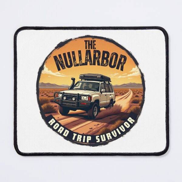 Item preview, The Nullarbor Road Trip Survivor designed and sold by HappyHarmonyArt.