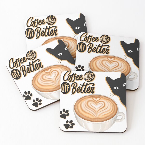 Item preview, COFFEE CAT designed and sold by BUTTERFLYAU.