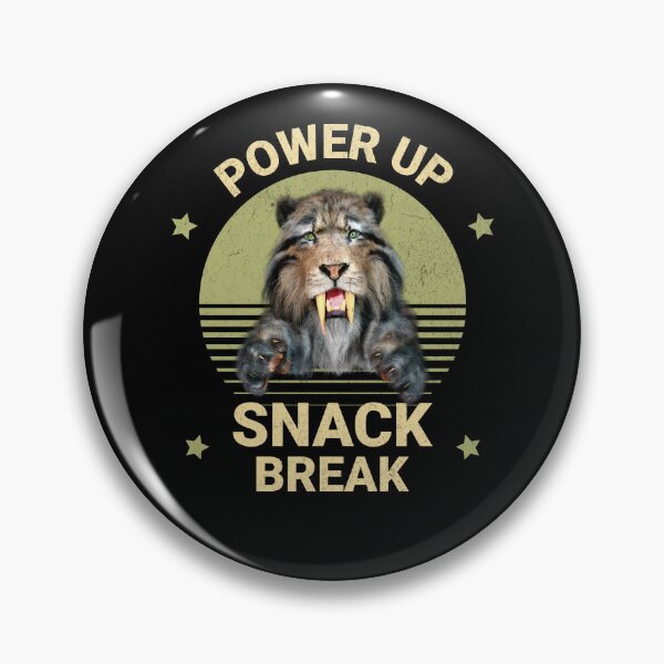 Item preview, Power Up Snack Break Sabertooth Tiger designed and sold by Vac1.