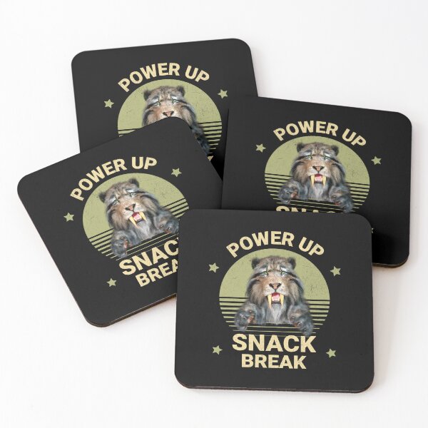 Item preview, Power Up Snack Break Sabertooth Tiger designed and sold by Vac1.