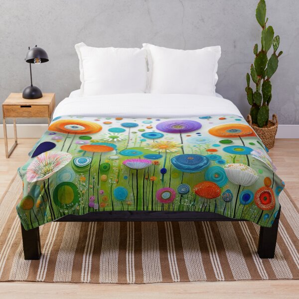 Item preview, Orange, Purple, Blue Spring Flowers designed and sold by sonjas.