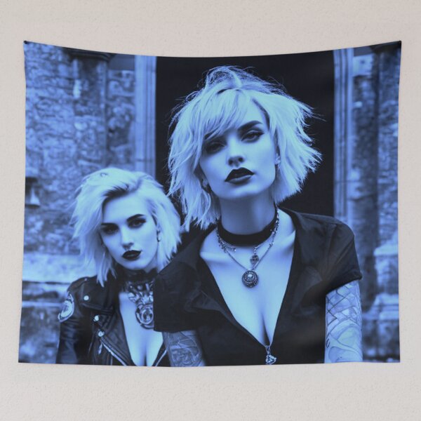 Item preview, Girls At the Cemetery designed and sold by TheDarkWardrobe.