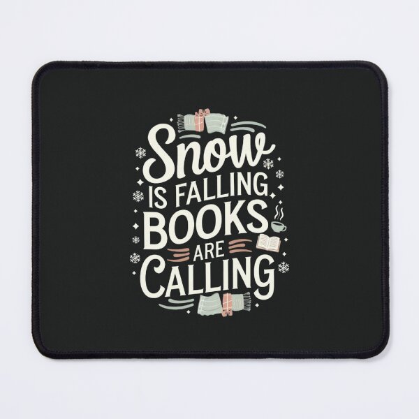 Item preview, Snow is Falling, Books are Calling – Winter is all about reading and cocooning! designed and sold by FrenchTouch77.