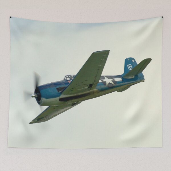 Item preview, Grumman F6F Hellcat flies past designed and sold by MartinPhotos.