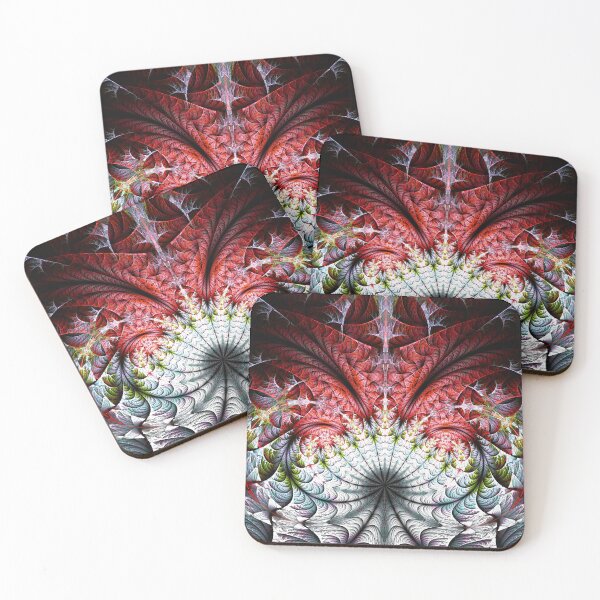 Item preview, Dragon's Descent: The Fractal Wings of Ruby and Ice designed and sold by bloorose.