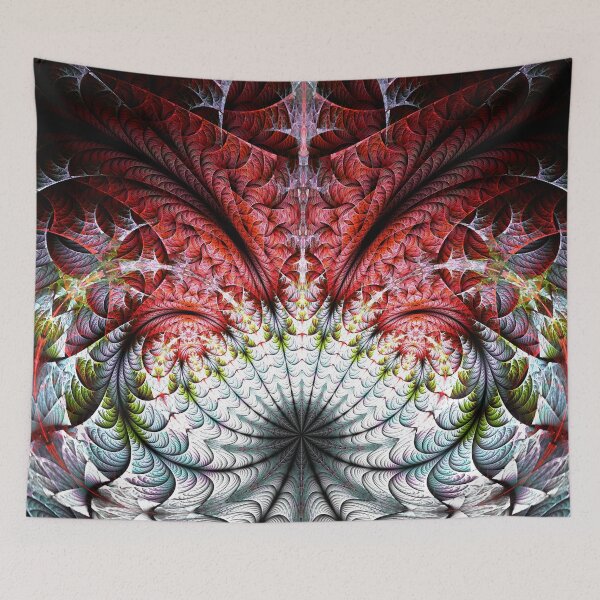 Item preview, Dragon's Descent: The Fractal Wings of Ruby and Ice designed and sold by bloorose.