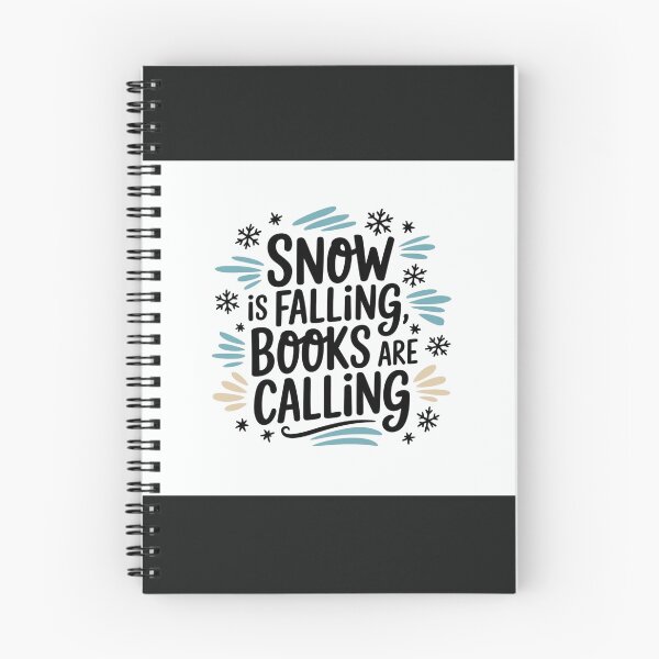 Item preview, Snow is Falling, Books are Calling – Winter is all about reading and cocooning! designed and sold by FrenchTouch77.