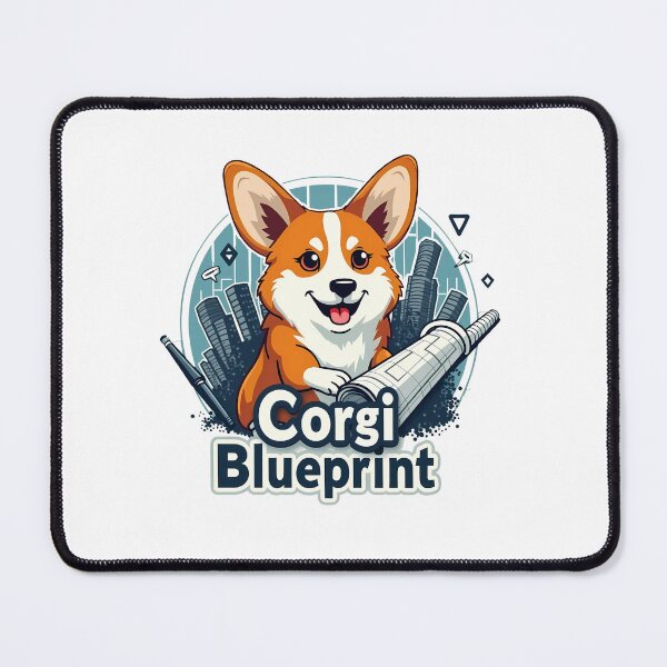 Artikelvorschau, Architekt Corgi Blaupause – Ingenieurwesen entworfen und verkauft von zoughlal.
