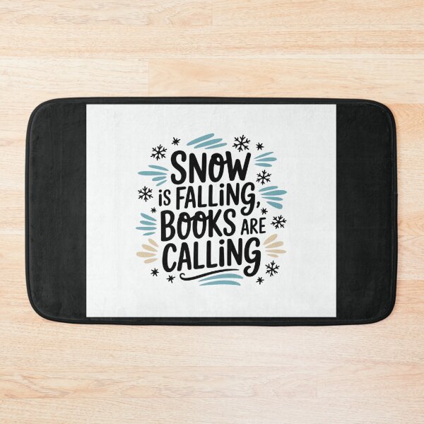 Item preview, Snow is Falling, Books are Calling – Winter is all about reading and cocooning! designed and sold by FrenchTouch77.