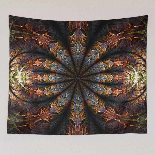 Item preview, Embered Mandala: The Fractal Tapestry of Draconic Scales designed and sold by bloorose.