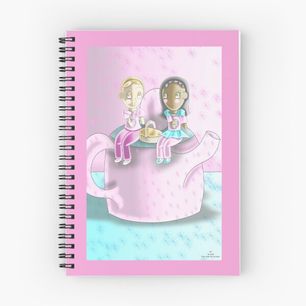 Item preview, Eating Together On A Giant Teapot designed and sold by KJH-Art-Studios.