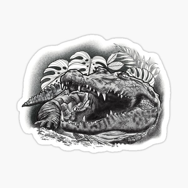 Item preview, cococrile designed and sold by ericorvustattoo.