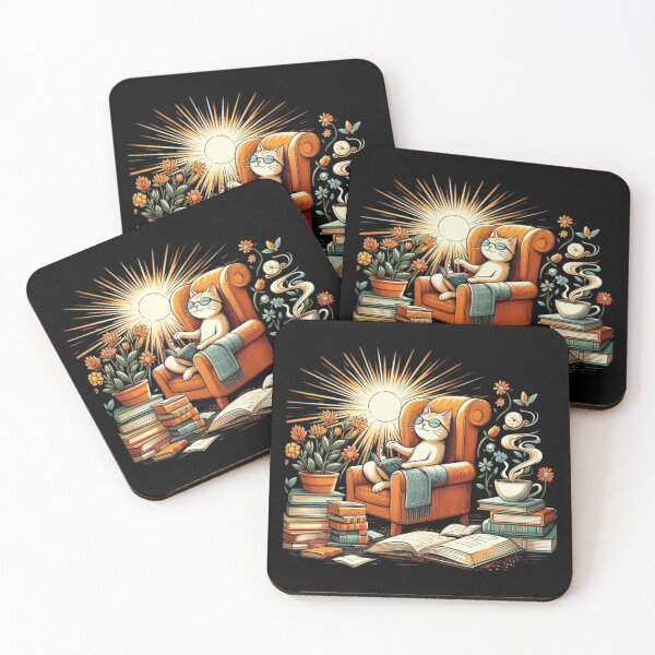 Item preview, Sunbeam Serenity: A Cat's Literary Escape designed and sold by Coollzone.