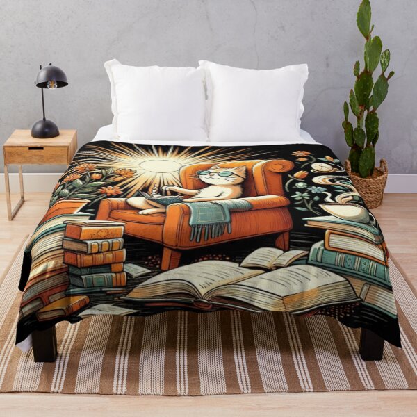 Item preview, Sunbeam Serenity: A Cat's Literary Escape designed and sold by Coollzone.