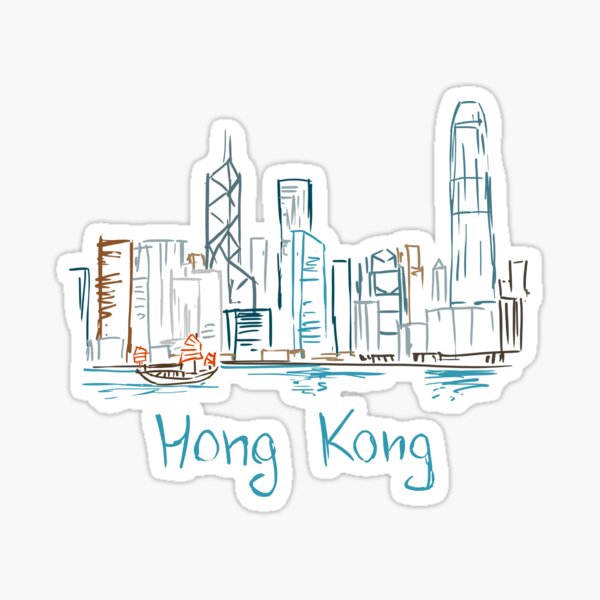 Artikel-Vorschau von Hongkong, China, Souvenir, Geschenk für Touristen, designt und verkauft von MichaeIRellov.