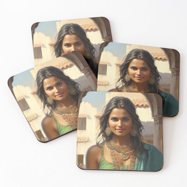 Item preview, Indian beauty designed and sold by CreativeGorillas.
