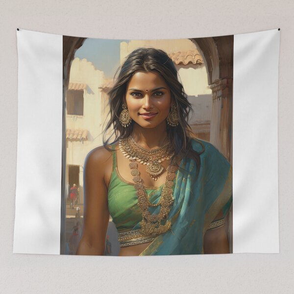 Item preview, Indian beauty designed and sold by CreativeGorillas.