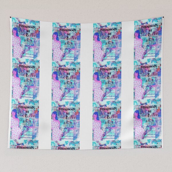 Item preview, Rhapsody in Blue and Pink designed and sold by Sibyl-Arts.
