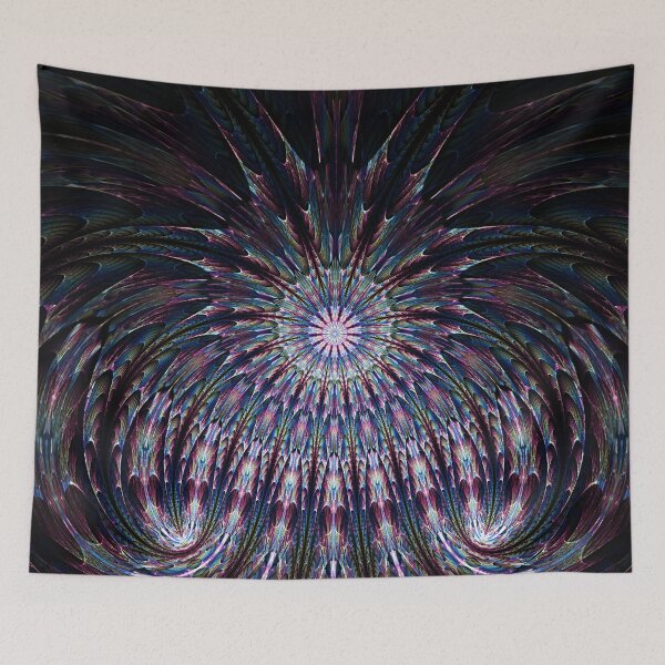 Item preview, Cosmic Bloom: The Fractal Crown of Nebula Feathers designed and sold by bloorose.