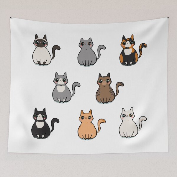 Item preview, Lots of Cat Stickers designed and sold by makell-creates.