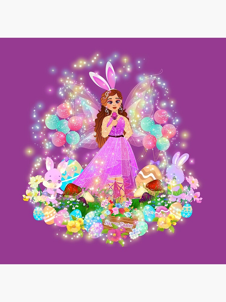 Thumbnail 4 of 4, Pillow, Discover How Fairyland Celebrates Easter! designed and sold by TeelieTurner.
