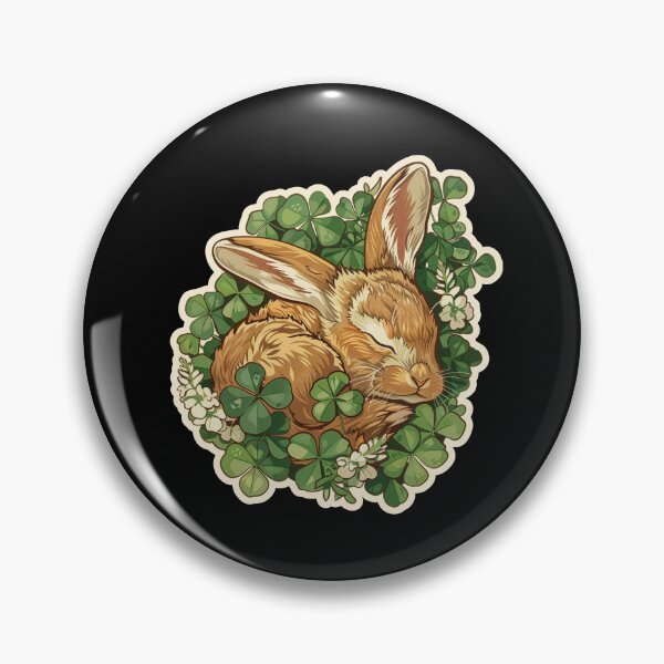 Item preview, Sleeping Rabbit In The Klee Easter Motif designed and sold by titanosdesign.