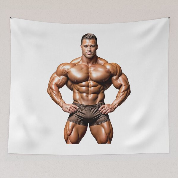 Item preview, New Series: Bodybuilder Sticker #105 designed and sold by ForeverPrintsOK.
