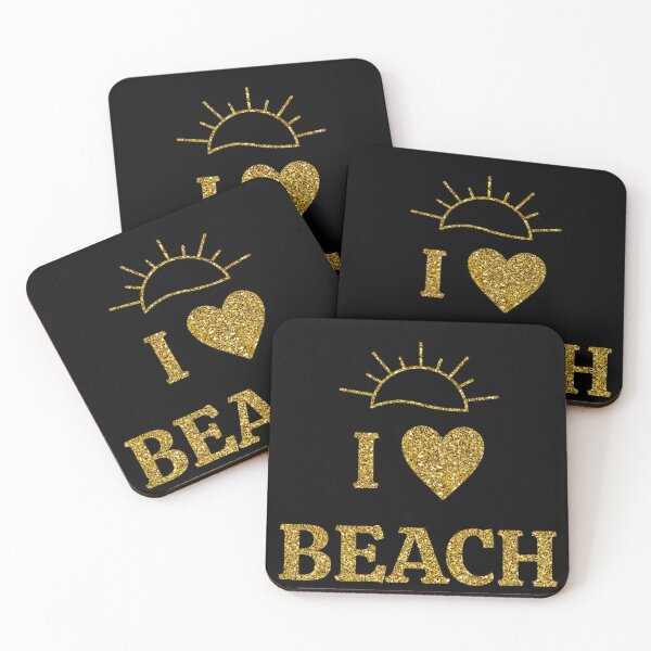 Item preview, I love the beach designed and sold by asanaworld.