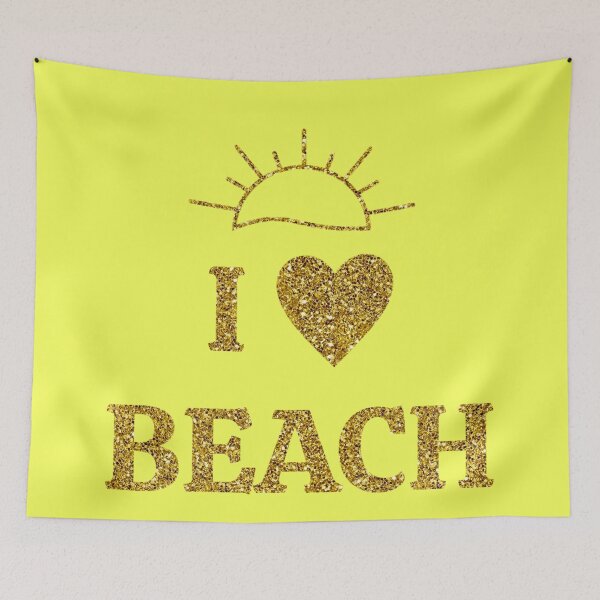 Item preview, I love the beach designed and sold by asanaworld.
