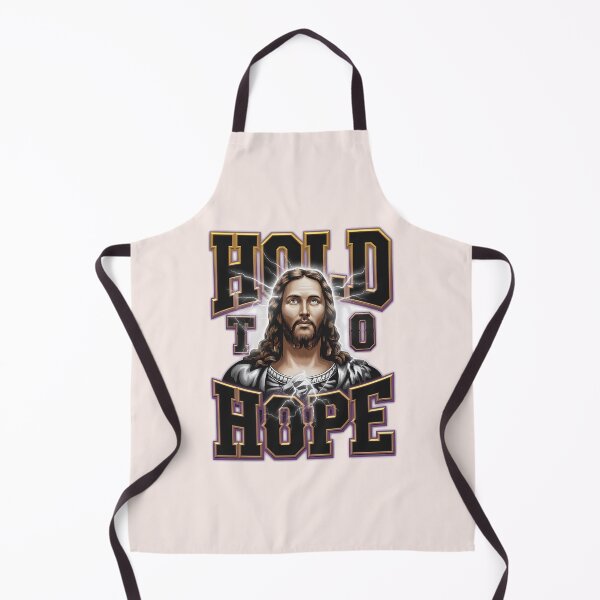 Item preview, Hold to Hope – Heb. 10:23 Bootleg Jesus Quotes designed and sold by KnitLuv.