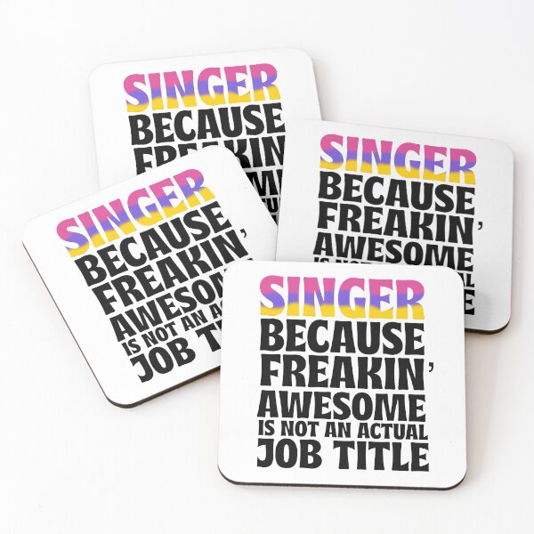 Item preview, Singer Because Freakin Awesome Is Not An Actual Job Title designed and sold by PrintEveryday.