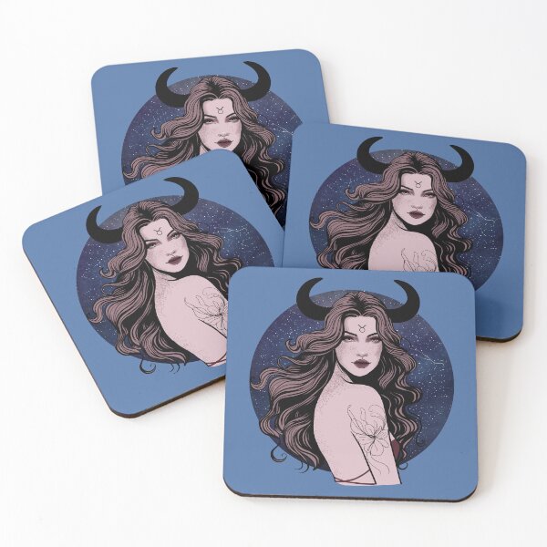 Item preview, Talia the Taurus - Dusty Blue designed and sold by MaryAura.