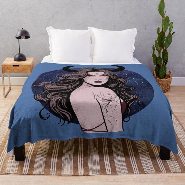 Item preview, Talia the Taurus - Dusty Blue designed and sold by MaryAura.